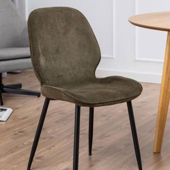 Jídelní židle Femke – zelená / set 4 ks
