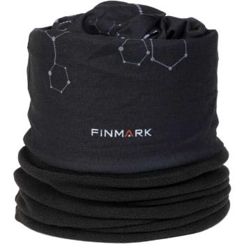 Finmark FSW-203 Multifunkční šátek s fleecem, černá, velikost UNI