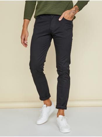 Černé pánské slim fit kalhoty ZOOT.lab Emanuel