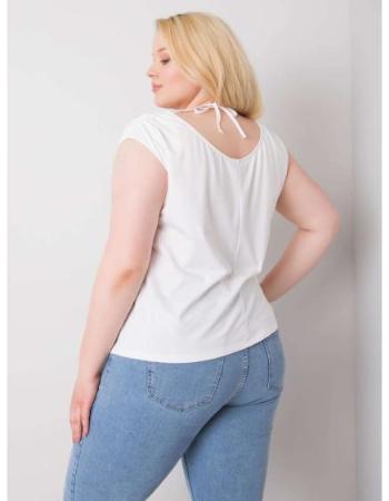 Dámská halenka plus size PENNY bílá 