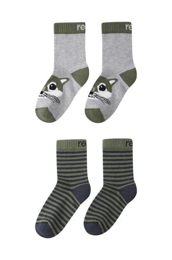 Dětské ponožky Reima (2-pack) hnědá barva