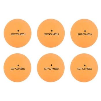 Spokey LERNER-Pingpongové míčky 1* oranžové , 6 ks