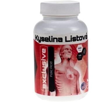 Vitamín B9 - Kyselina listová,800 mcg, 100 kapslí  (23757)