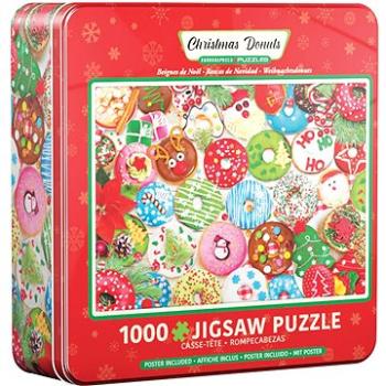 Eurographics Puzzle v plechové krabičce Vánoční koblihy 1000 dílků (8051-5660)