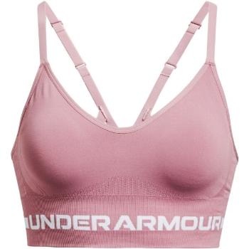 Under Armour SEAMLESS LOW LONG Sportovní podprsenka, růžová, velikost