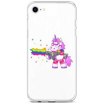 TopQ iPhone SE 2020 silikon Rainbow Gun 49605 (Sun-49605)