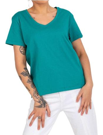 Tyrkysové bavlněné tričko salina vel. XL