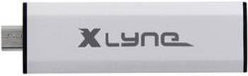 USB paměť pro smartphony/tablety Xlyne "OTG", 16 GB, USB 3.2 Gen 1 (USB 3.0), microUSB 2.0, stříbrná