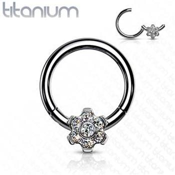 Šperky4U Segment kruh - septum piercing TITAN - TIT1118-ST