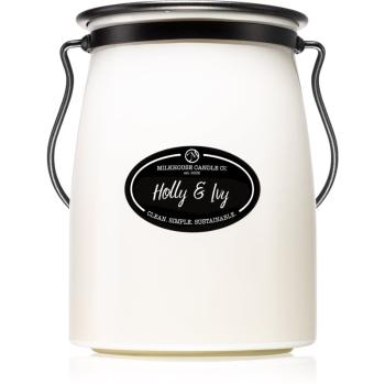 Milkhouse Candle Co. Creamery Holly & Ivy vonná svíčka Butter Jar 624 g