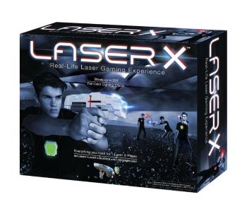 TM Toys Laser-X pistole s infračervenými paprsky sada pro jednoho hráče - rozbaleno