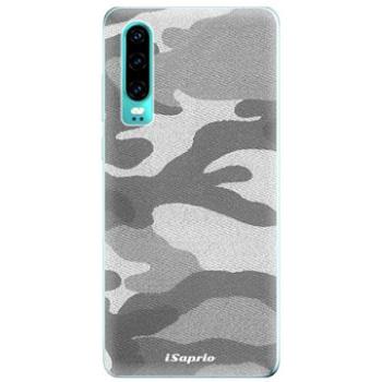 iSaprio Gray Camuflage 02 pro Huawei P30 (graycam02-TPU-HonP30)
