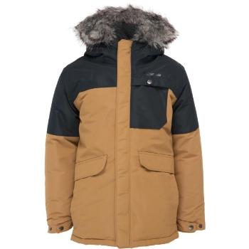 Columbia NORDIC STRIDER II JACKET Chlapecká zimní bunda, hnědá, velikost