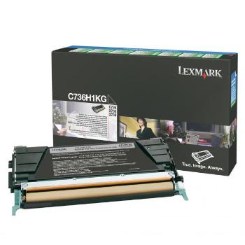 LEXMARK C736H1KG - originální toner, černý, 12000 stran