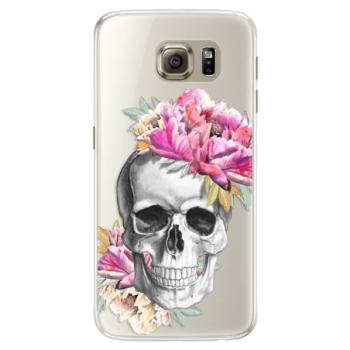 Silikonové pouzdro iSaprio - Pretty Skull - Samsung Galaxy S6 Edge