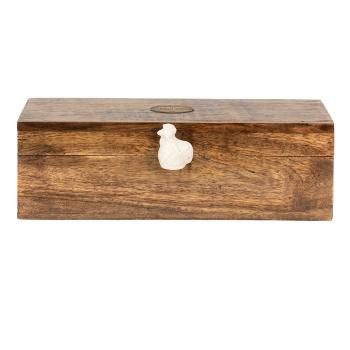 Dřevěná krabička na čajové pytlíky Chick Bei - 31*13*10 cm 6H2107