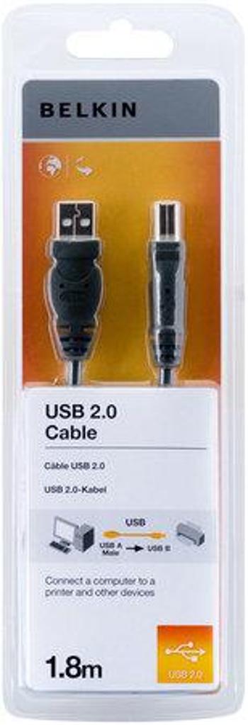 Belkin kabel USB 2.0. A/B řada standard, 1,8m