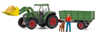 Schleich 42608 Traktor s přívěsem