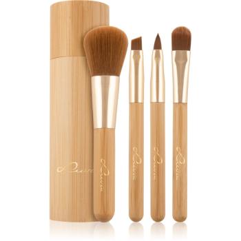 Luvia Cosmetics Bamboo Travel sada štětců (cestovní)