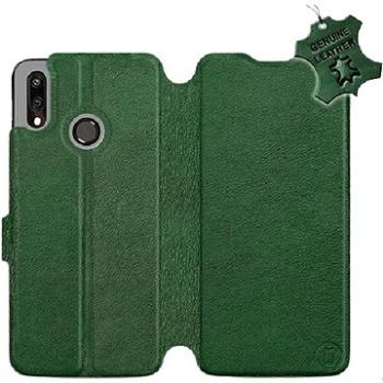 Flip pouzdro na mobil Huawei P Smart 2019 - Zelené - kožené -   Green Leather (5903226715268)