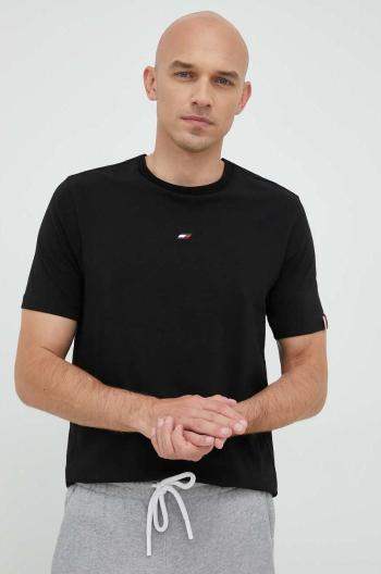 Tričko Tommy Hilfiger černá barva