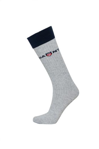 PONOŽKY GANT D1. GANT RETRO SHIELD SOCKS šedá None