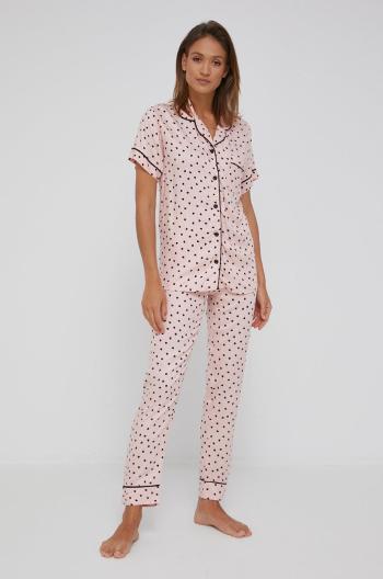 Pyžamo Answear Lab dámská, růžová barva