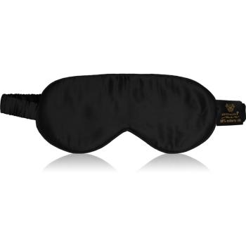 Crystallove Men Silk Eye Mask maska na spaní Black 1 ks