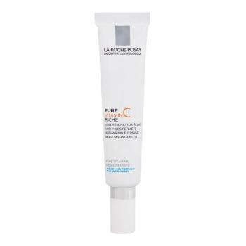 La Roche-Posay Pure Vitamin C Anti-Wrinkle Filler Rich 40 ml denní pleťový krém pro ženy poškozená krabička na suchou pleť