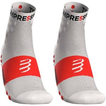 Compressport TRAINING SOCKS 2-PACK Sportovní ponožky, bílá, velikost 39-41