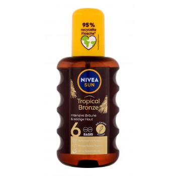 Nivea Sun Tropical Bronze Oil Spray SPF6 200 ml opalovací přípravek na tělo unisex