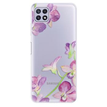 Odolné silikonové pouzdro iSaprio - Purple Orchid - Samsung Galaxy A22 5G