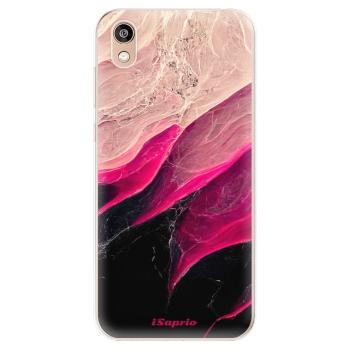 Odolné silikonové pouzdro iSaprio - Black and Pink - Huawei Honor 8S