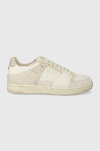 Sneakers boty Guess SAVA LOW béžová barva, FMJSAW FAB12