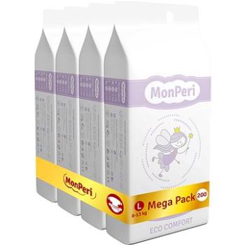 MonPeri ECO Comfort Mega Pack vel. L (200 ks) (8594169731476)