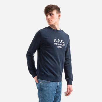 Pánská mikina A. P. C. Sweat Rufus COEBH-H27500 MARINE