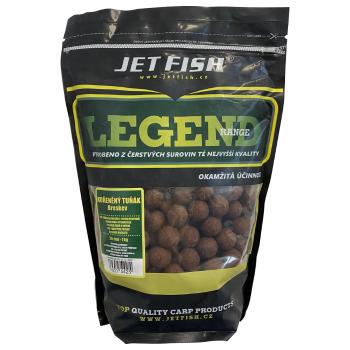 Jet fish boilie legend kořeněný tuňák + a.c. broskev-250 g 24 mm