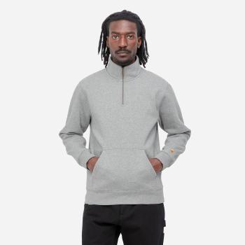 Pánská mikina Carhartt WIP Chase Neck Zip Sweat I027038 Grey HEATHER / GOLD