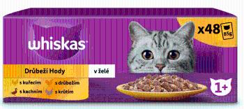 Whiskas kapsičky drůbeží výběr v želé pro dospělé kočky 48x 85g