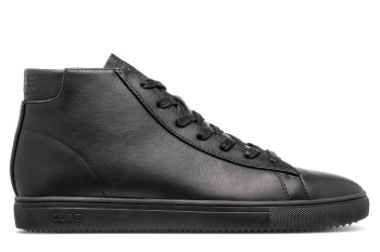 Clae Bradley Mid Tripple Black Leather černé CL21ABM01-BBL