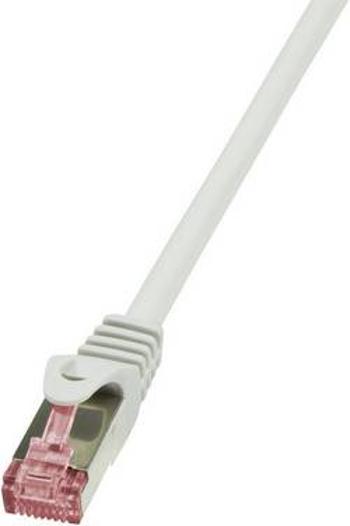 Síťový kabel RJ45 LogiLink CQ2022S, CAT 6, S/FTP, 0.50 m, šedá