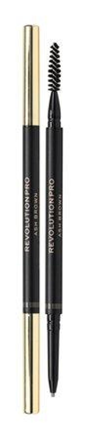 Makeup Revolution London Revolution PRO Define and Fill ultra jemná tužka na obočí Ash Brown 0,1 g