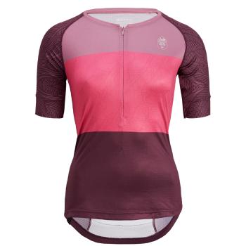 Cyklistický dámský dres Silvini Stabina plum/funchsia Velikost: M