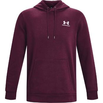 Under Armour ESSENTIAL Pánská mikina, vínová, velikost