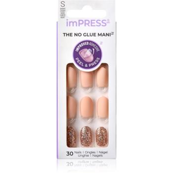 KISS imPRESS The No Glue Mani Short umělé nehty Evanesce 30 ks