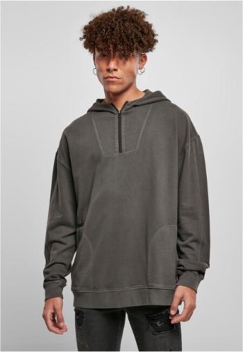 Urban Classics Overdyed Camp Hoody blackbird - 5XL