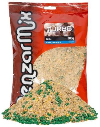 Benzar mix krmítková směs groundbait turbo 800 g - česnek