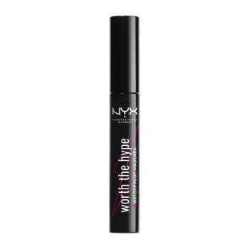 NYX Professional Makeup Worth The Hype Waterproof 7 ml řasenka pro ženy 01 Black objemová řasenka