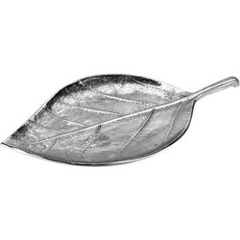 H&L Dekorační tác Silver Leaf 30cm, tepaný stříbrný (A089-00-00)