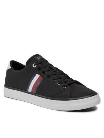 Tommy Hilfiger pánské černé tenisky - 44 (BDS)